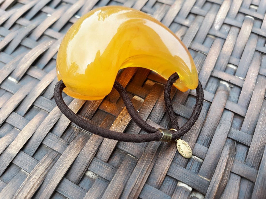 Gorgeous Amber Hair Tie by Colette Malouf (1 of 3)