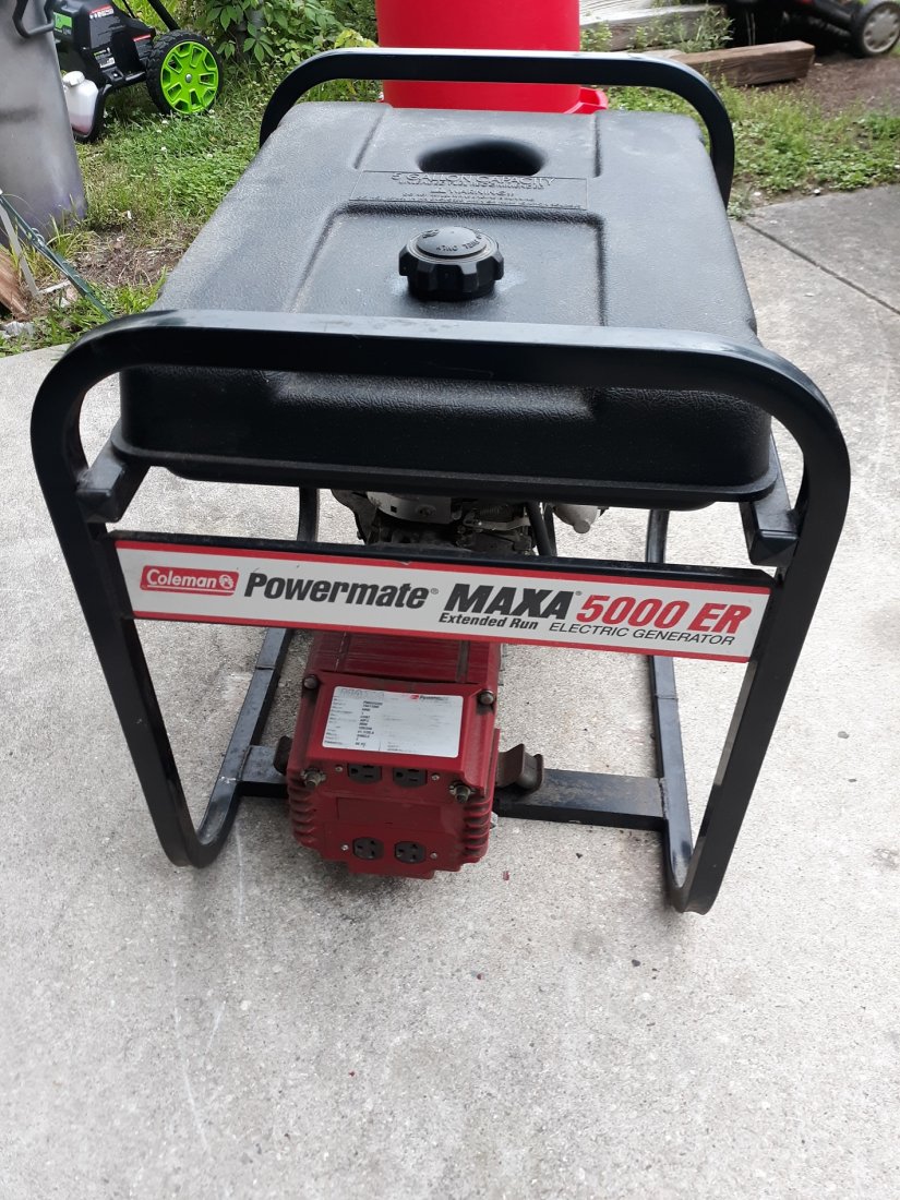 fantastic Coleman Maxa 5000 watt Generator WorKs! (1 of 4)
