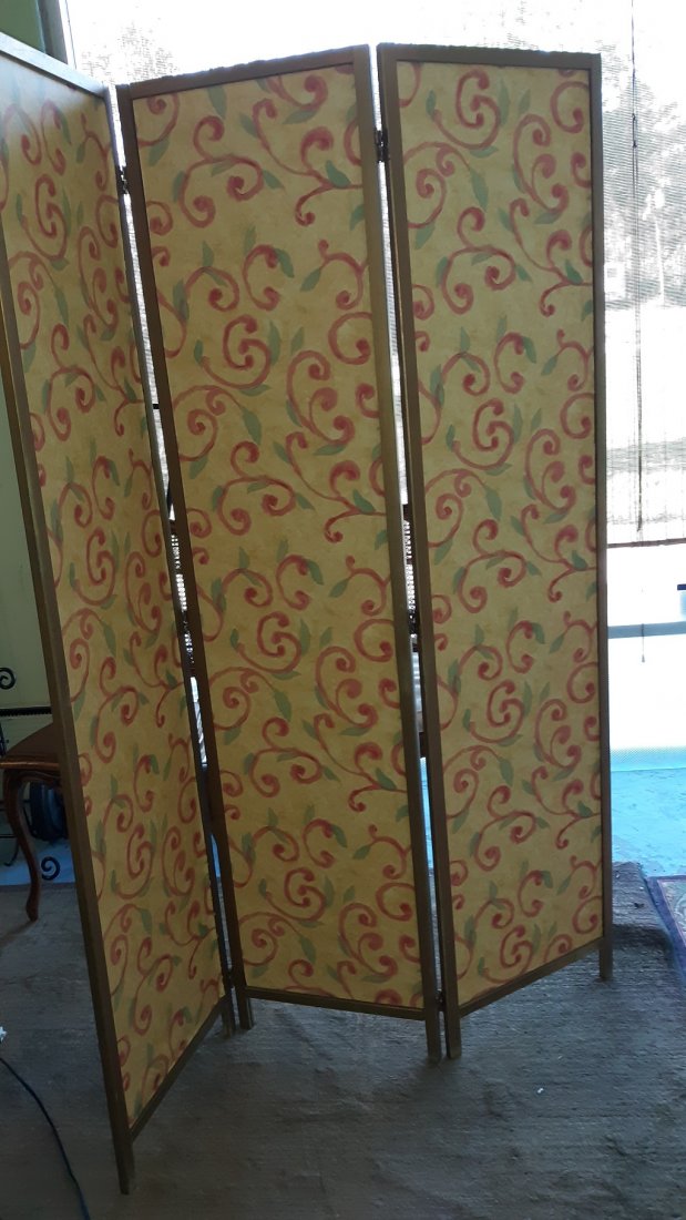 LQQK! 3 panel Decorator Dressing Room Divider Screen (1 of 3)