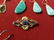 gorgeous gold earring lot and brooches - 2
