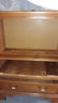 Modern Oak Cabinet with added shelves and drawer - 2