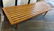 Mid Century Slat Bench Coffee table Beautiful! - 2