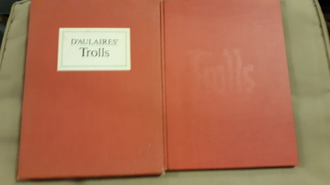 D'Aulaires Trolls limited edition book signed by author: D'Aulaires Trolls limited edition 228 of 250 copies authors signed Ingri and Edgar Parin D'Aulaire first edition 1972 printed in the us what a great book excellent condition no rips, has book jacket i