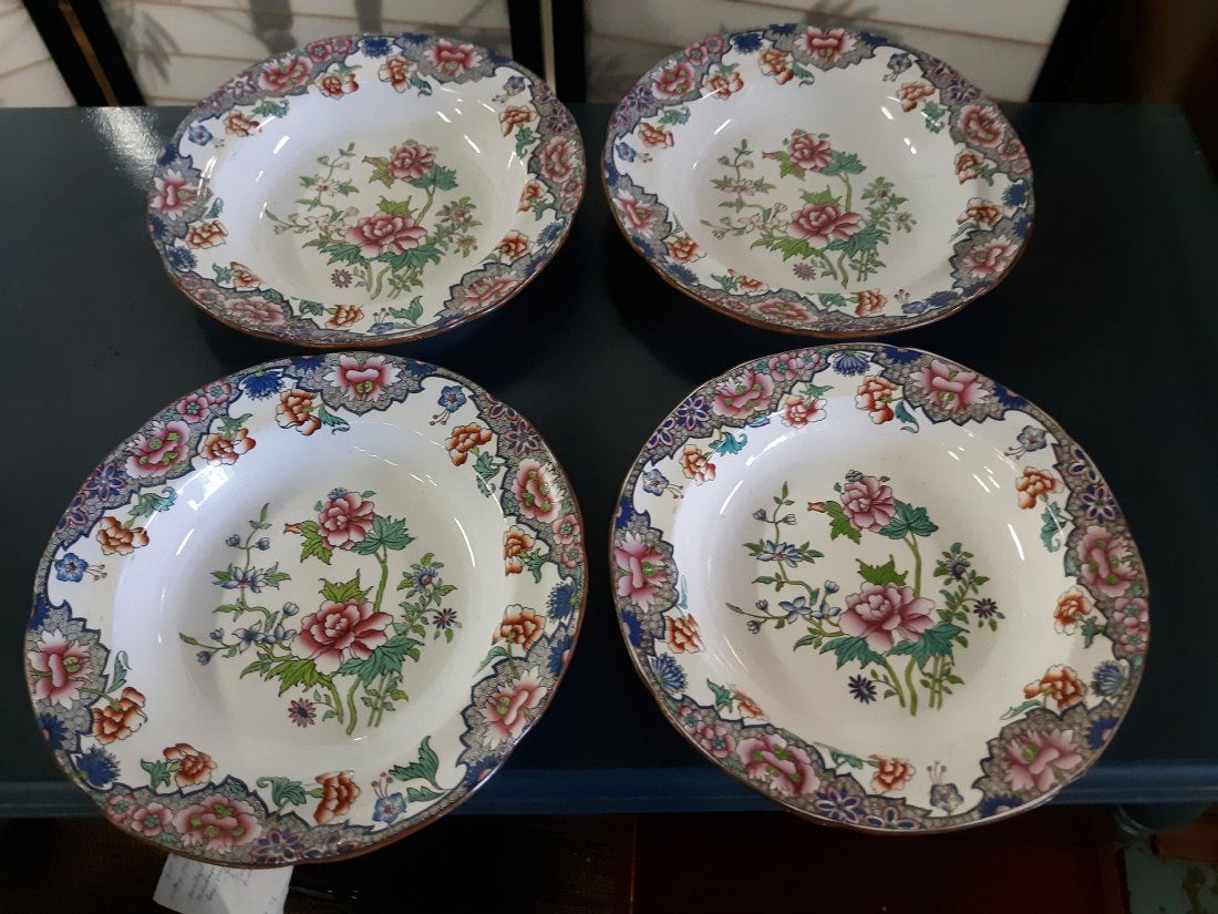 1800's copeland spode bowls pattern 3184 9"" (1 of 6)
