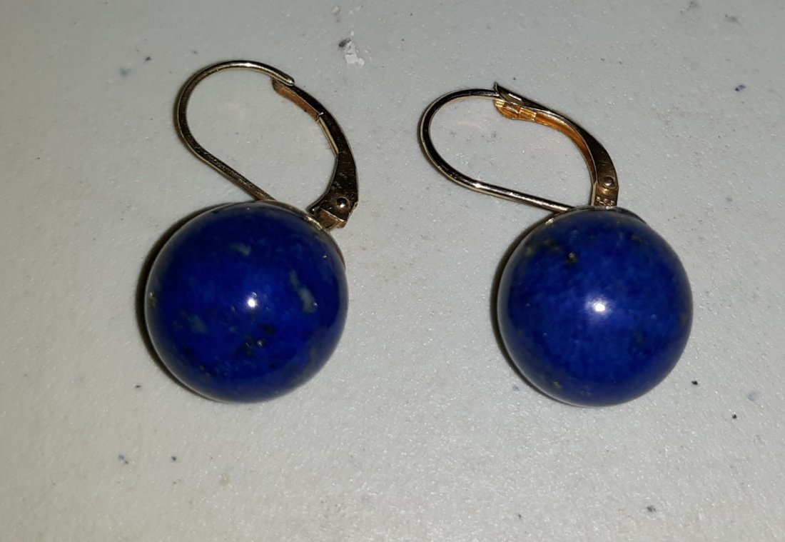14k lapis earrings John Hardy: beautiful estate earrings 14k and infinite symbol for john hardy beautiful 1/2" lapis too ex cond see pics