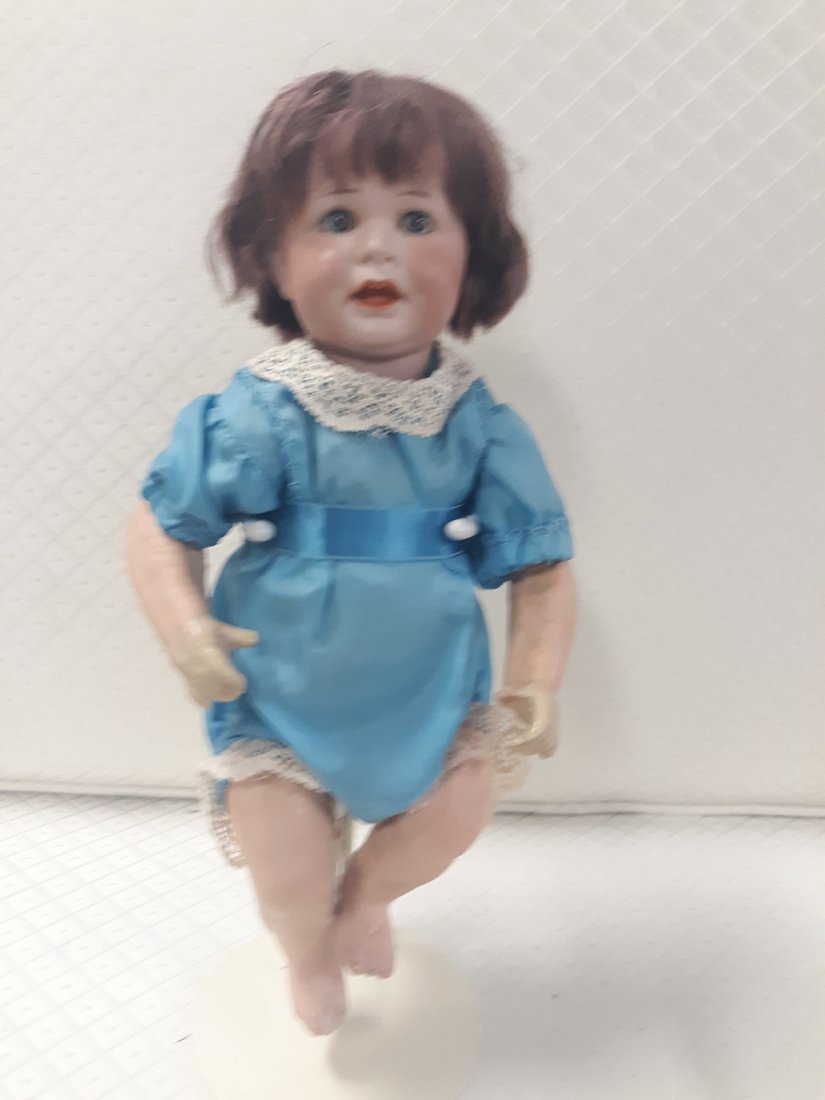 K*R Simon Halbig Bisque antique porcelain doll 116A: beautiful antique doll K*R Simon and halbig 11" bisque #116 sleep glass eyes open mouth 2 teeth see pics for condition rare Kammer Reinhardt 116A