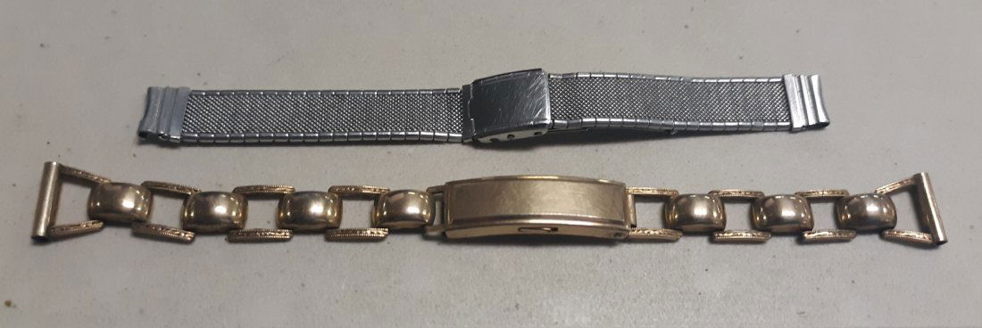 vintage watch bands gold filled and silvertone (1 of 2)