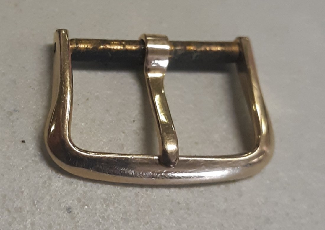 vintage longines gold tone watch band buckle (1 of 3)