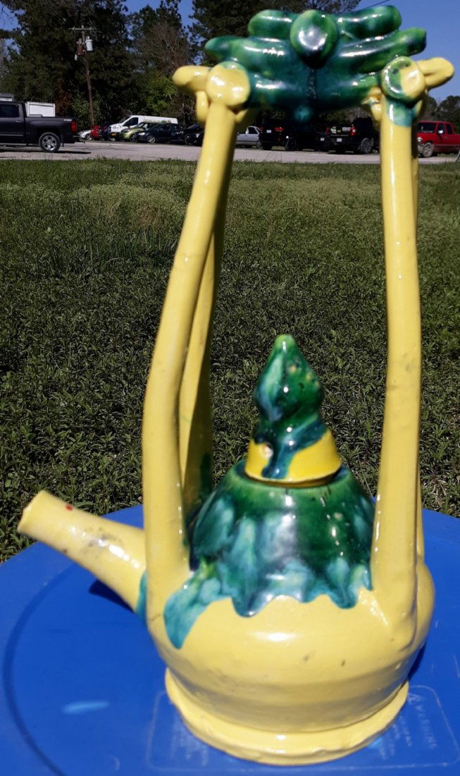 Ben Watford Tea Pot Pottery 2014 monumental 13 1/2" (1 of 5)