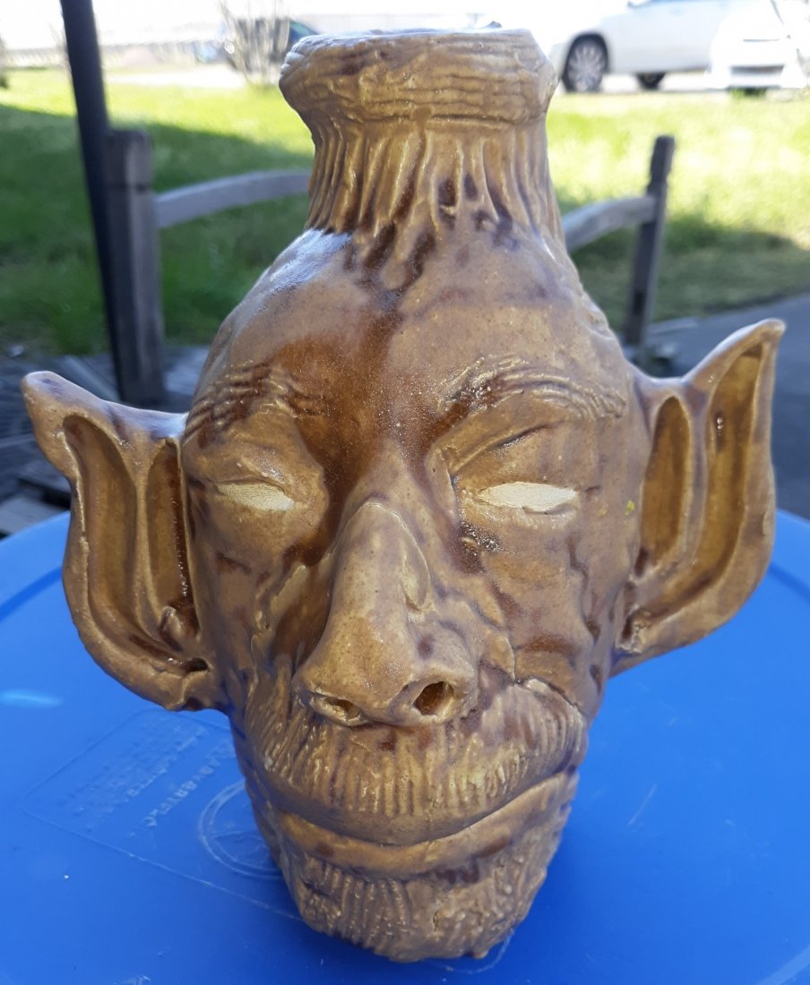Ben Watford Pottery Face Jug 2019 8" (1 of 6)