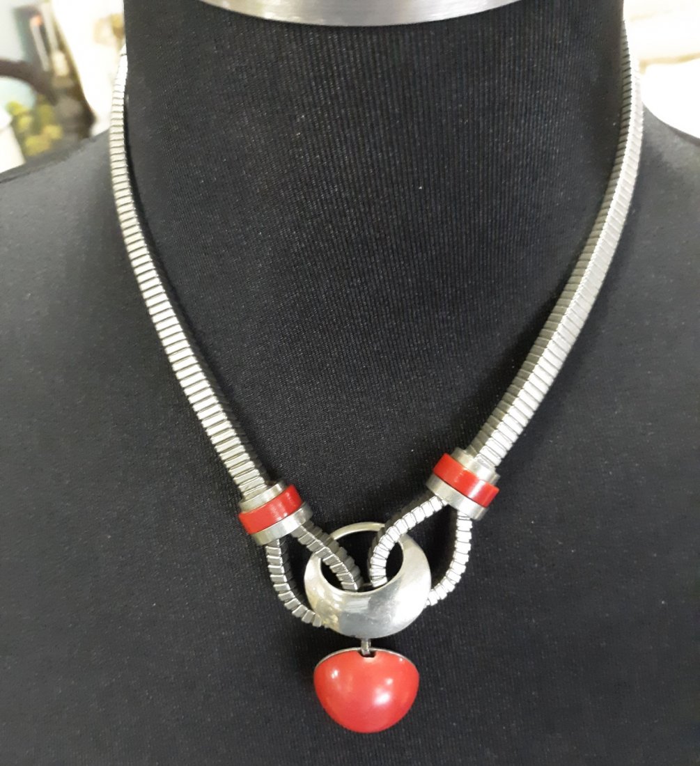 Germany Necklace art deco machine age by Ges Gesche (1 of 7)
