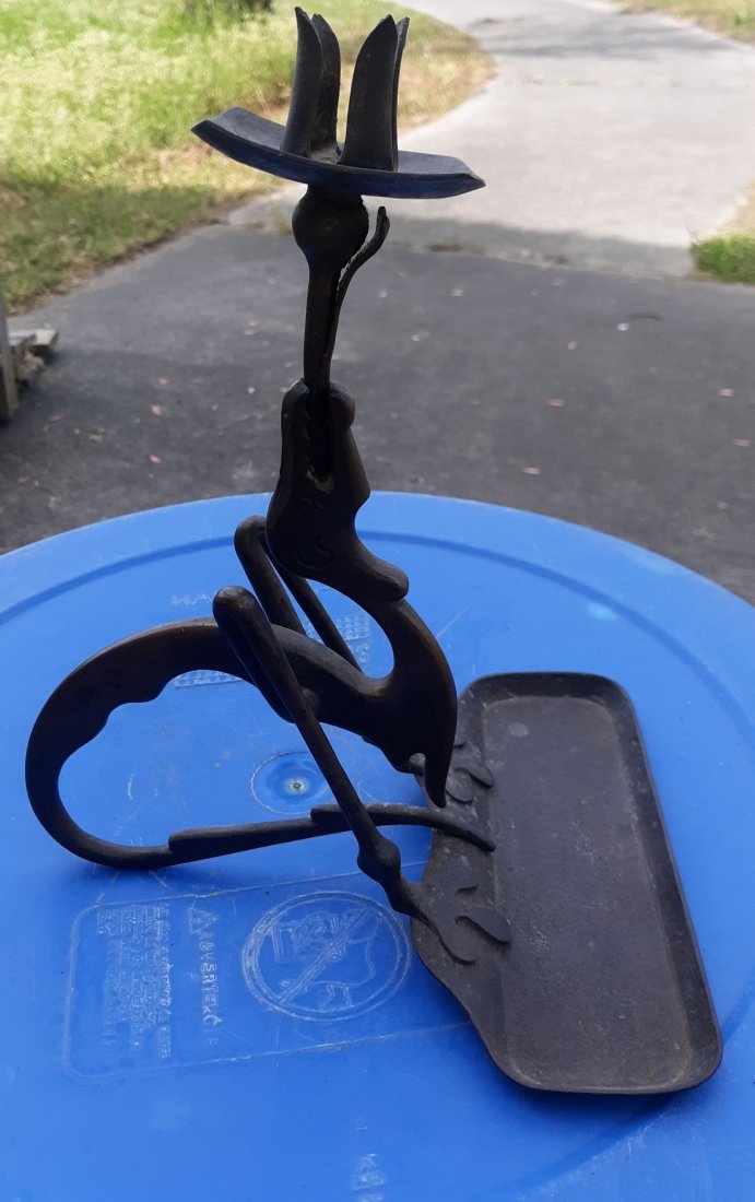 Dragon Antique Candle Desk Fountain Pen Holder (1 of 9)