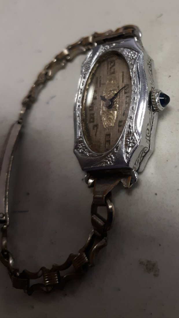 Art deco Watch ladies 30's? for repair or parts: from estate ladies deco style watch not working case back is rough see pics