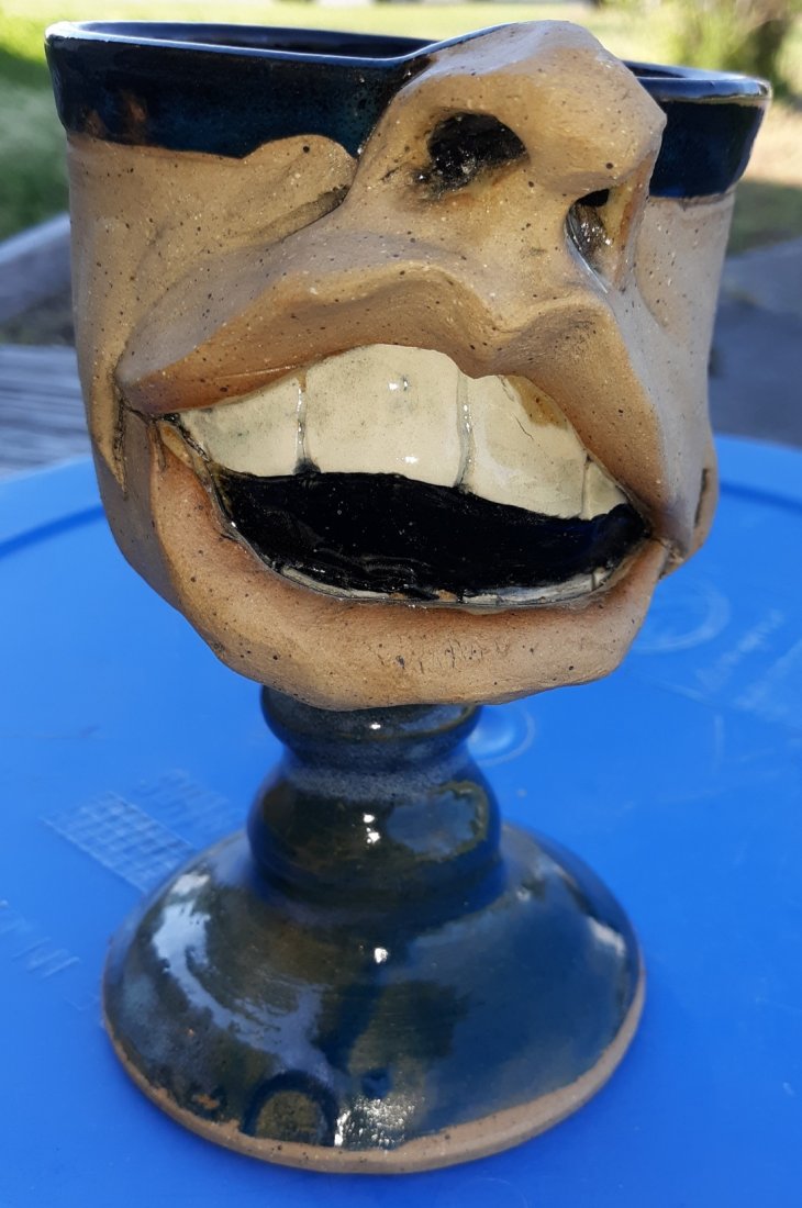 Edy Pottery Crazy face mug jug (1 of 5)