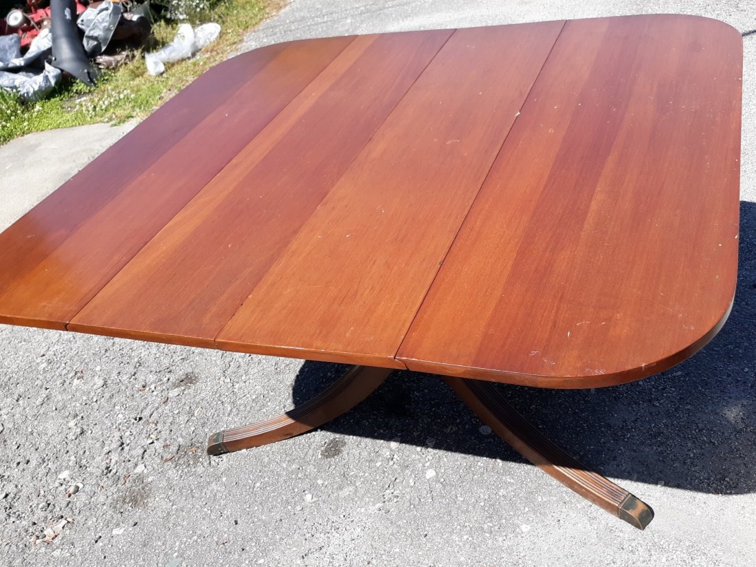 Cherry Charak Boston Dining table swivel top High End!: very high end Cherry table Danbury swivel top by Charak furniture 1934 copyright 29" tall 45" wide x 51" has some age expected scuffs and dome paint marks but what a gorgeous table i believe it is sol