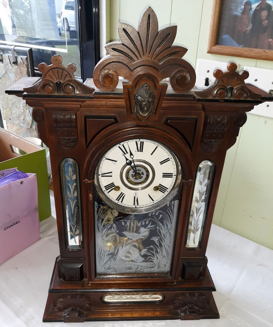 Gibert Amphion shelf mantle Clock Works! (1 of 13)