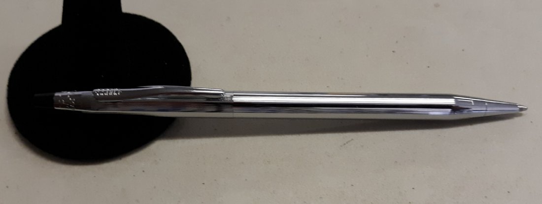 Cross Chrome Ball Point pen w/Box nice! works (1 of 5)