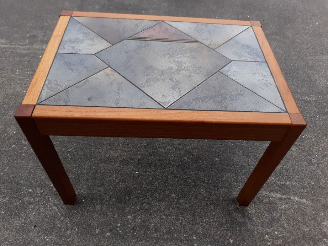 Denmark mid century side table Gangso Mobler RARE! (1 of 5)