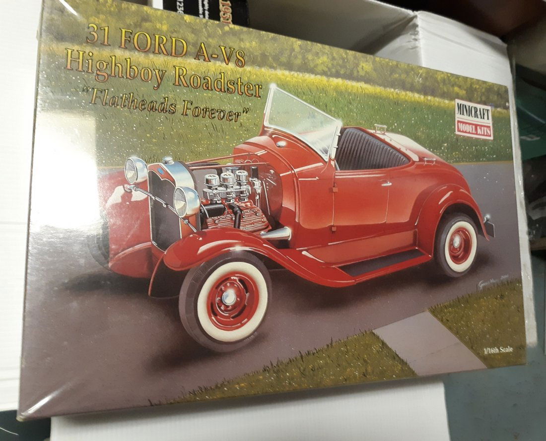 vtg minicraft model 31 ford highboy roadster kit NIB (1 of 4)