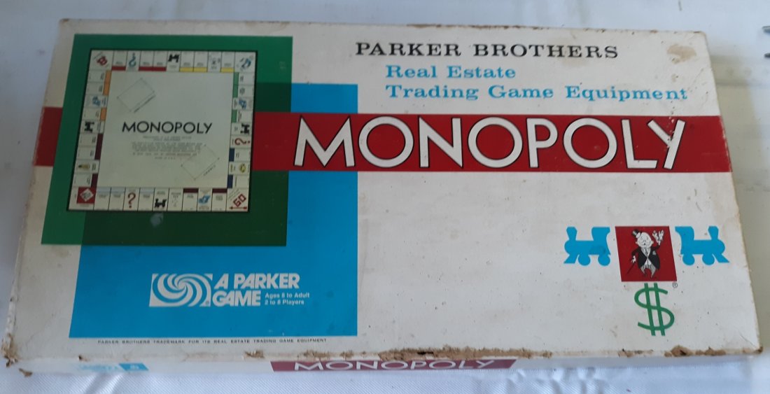 vintage monopoly game 1961 Parker Brothers #9! (1 of 7)