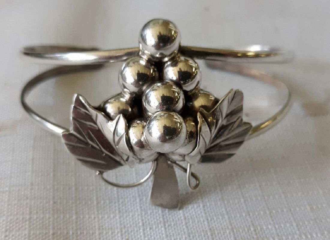 mexico taxco sterling cuff bracelet gorgeous! (1 of 3)