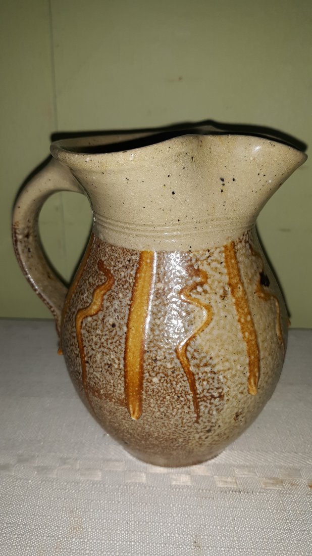 Mark Hewitt Pottery signed 1997-98  pitcher (1 of 3)