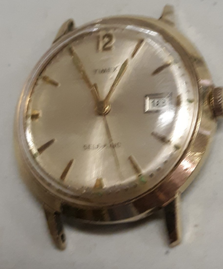 vintage timex self winding watch 60's ? works (1 of 4)