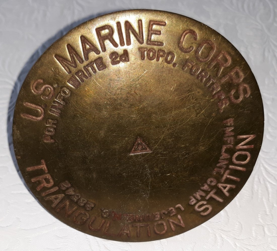 vtg mapping station survey geodetic marines marker (1 of 3)