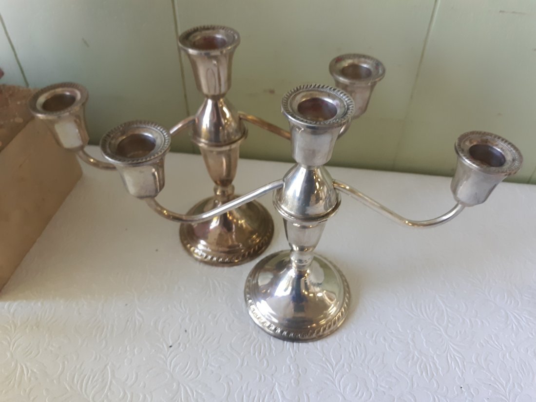 sterling silver Candelabras  pair by Duchin Creations (1 of 4)