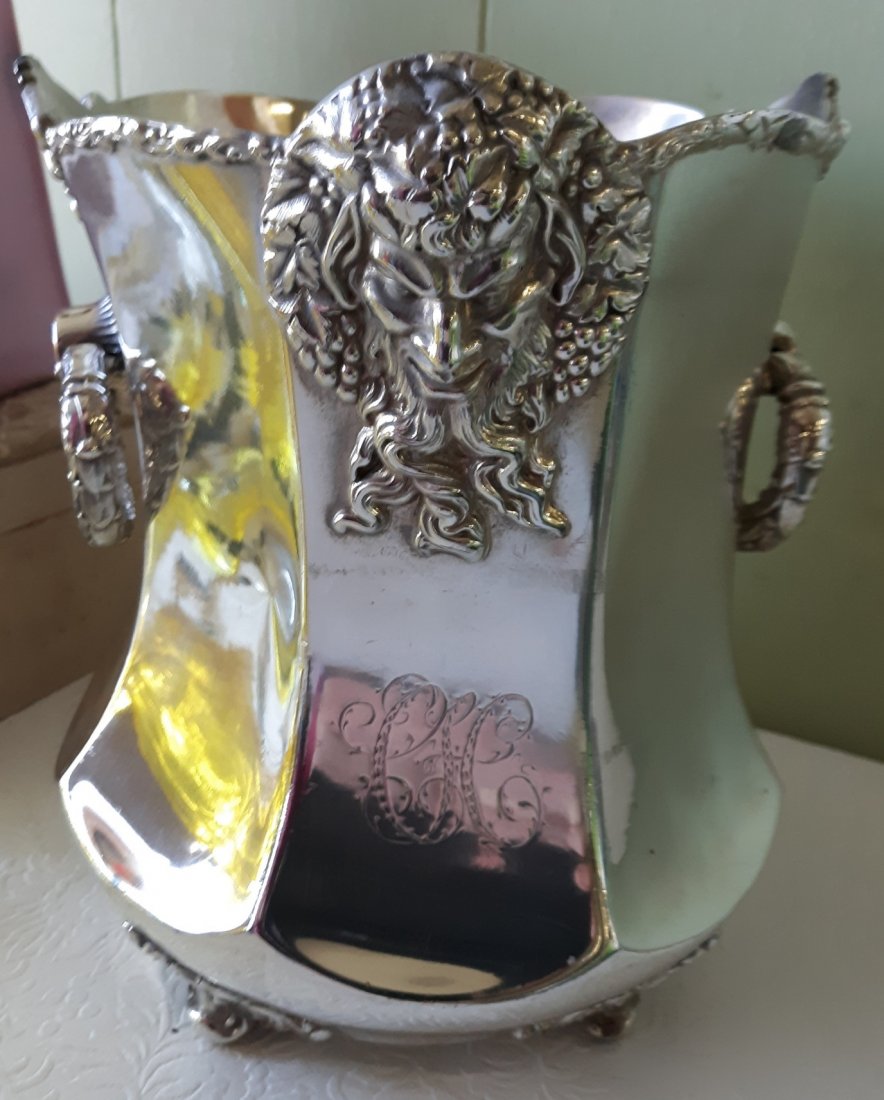 rare antique silver champagne bucket rogers smith co (1 of 6)