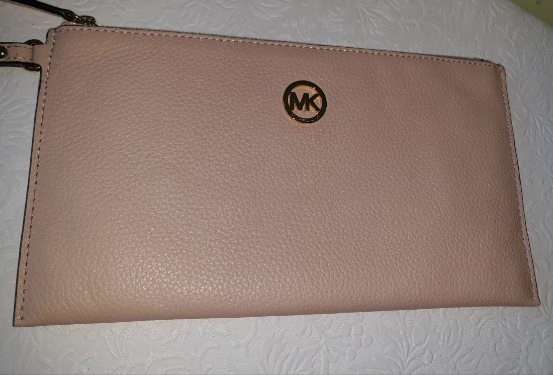 michael kors salmon peach wallet new (1 of 5)