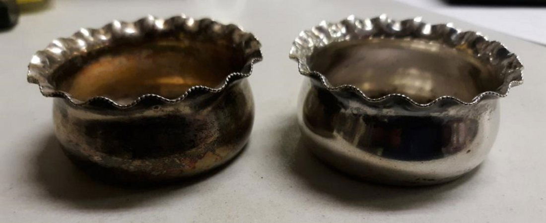 sterling Antique Maltby Stevens Curtiss Co Salt Cellars (1 of 3)