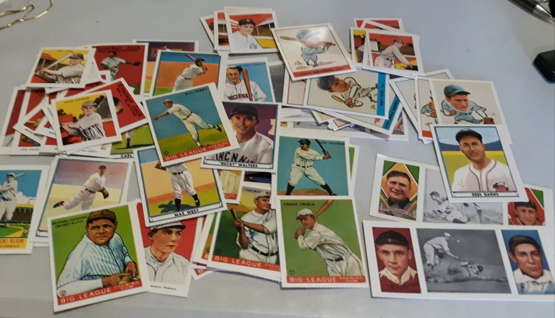 vintage repro baseball cards, craker jacks,big lea (1 of 6)