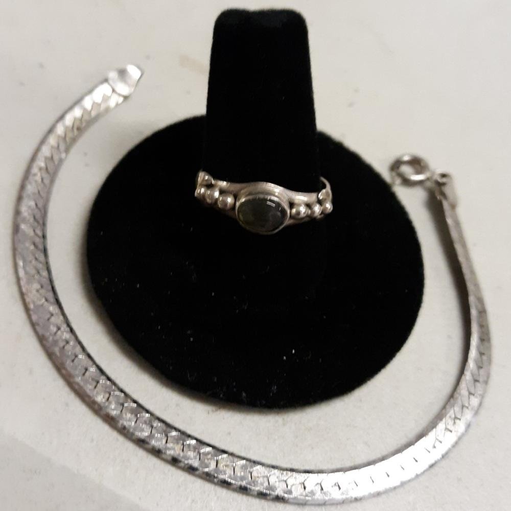 Sterling Ring & Bracelet Nice! (1 of 3)