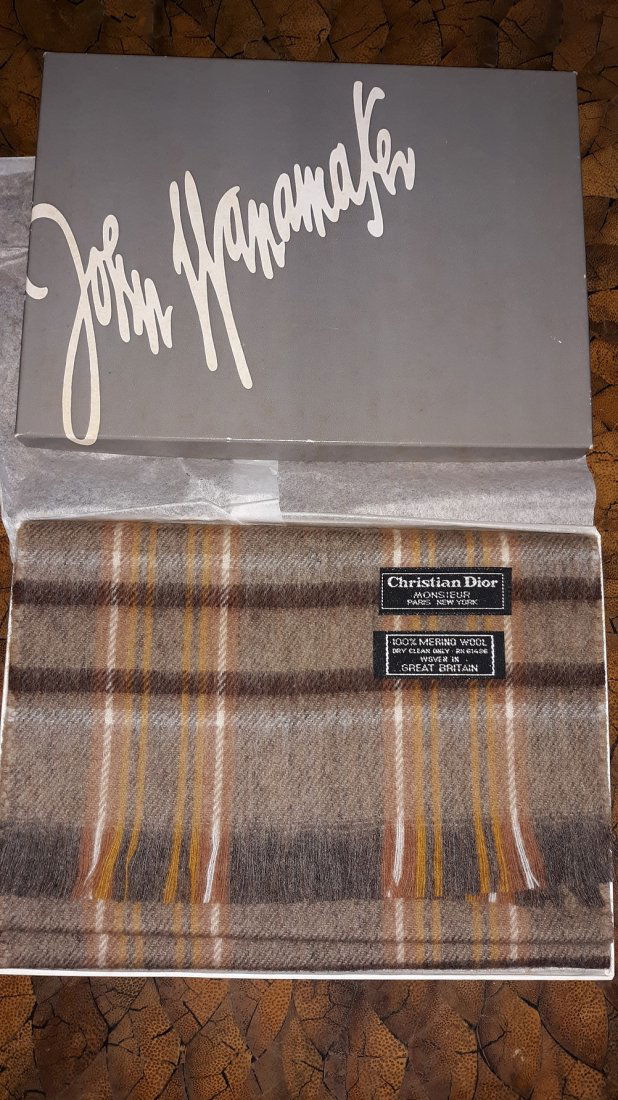 Christian Dior merino wool Scarf New (1 of 2)