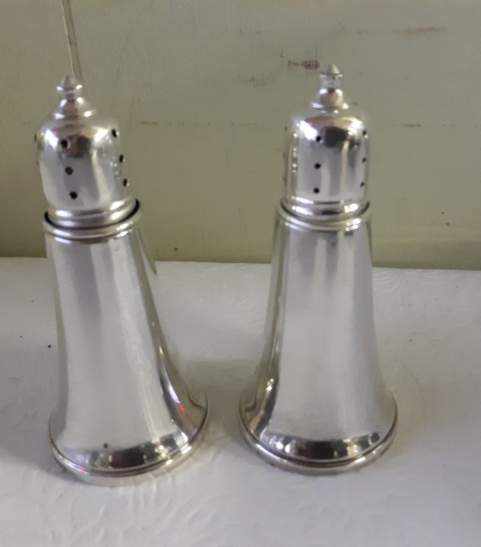 art deco sterling silver salt & pepper shakers by rever (1 of 3)