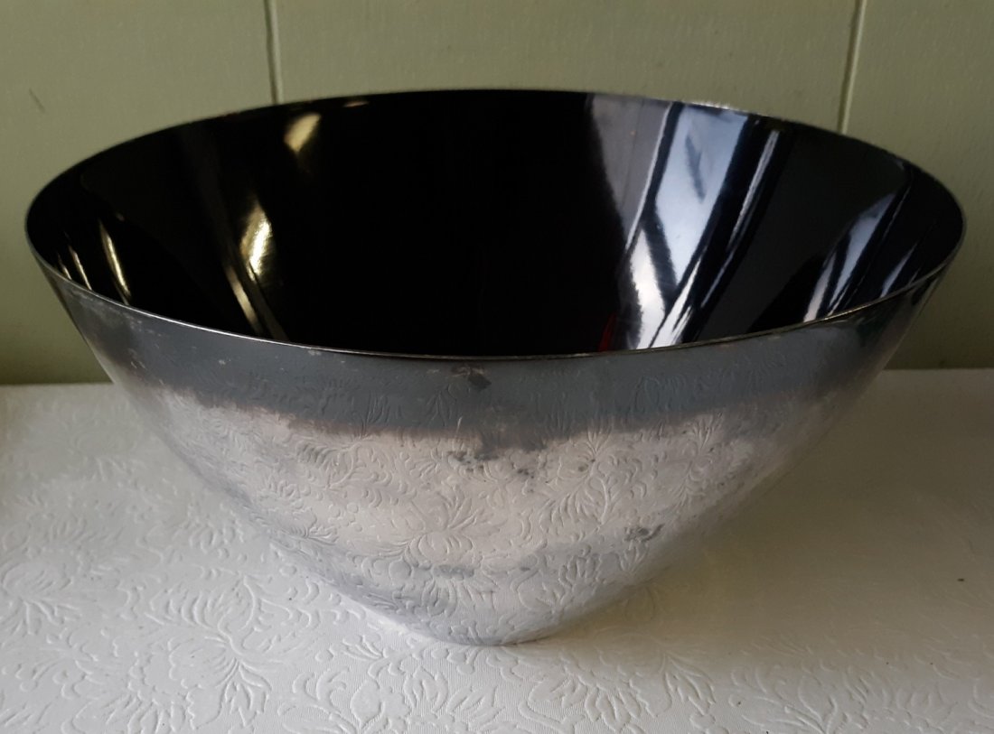 Danish modern silver Plate E dragsted center bowl (1 of 5)