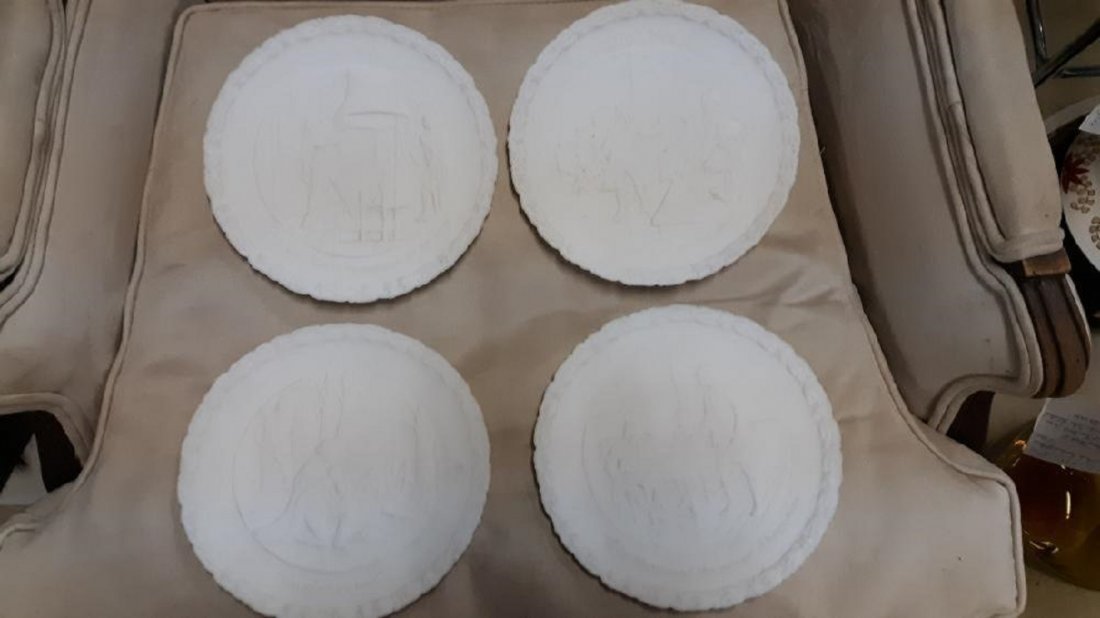 Fenton  Plates Lot Of 4 (1 of 3)