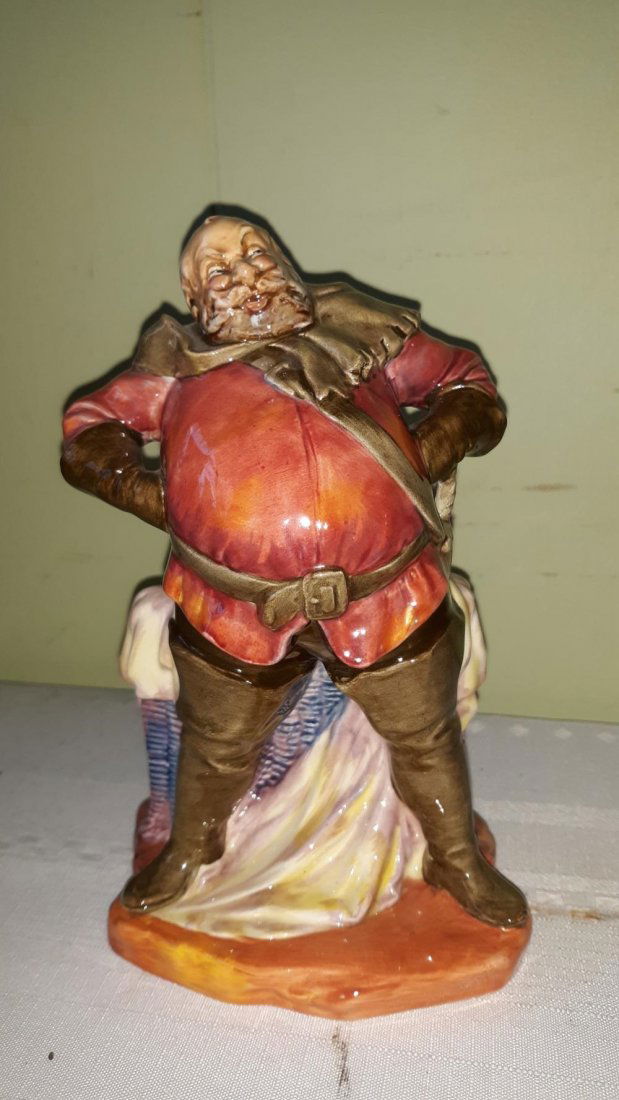 royal doulton figurine Falstaff 7 1/2" (1 of 3)