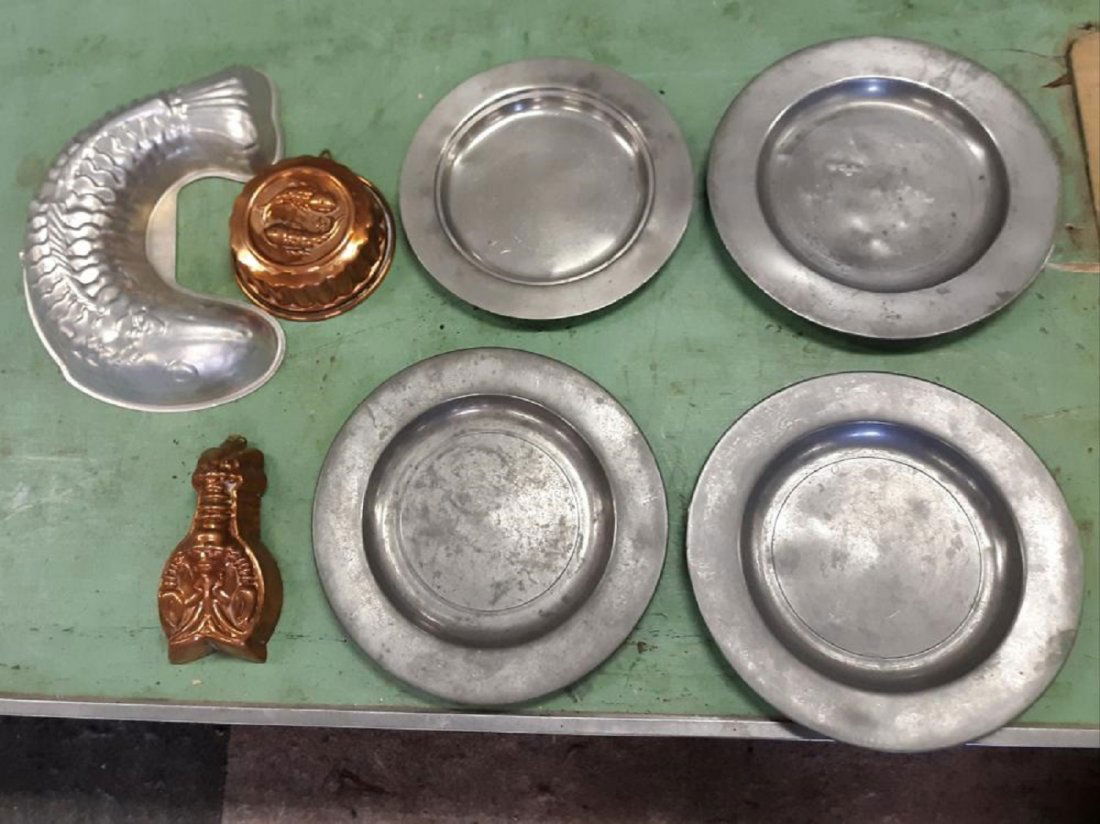 1800'S Pewter Plates London England ++ (1 of 3)