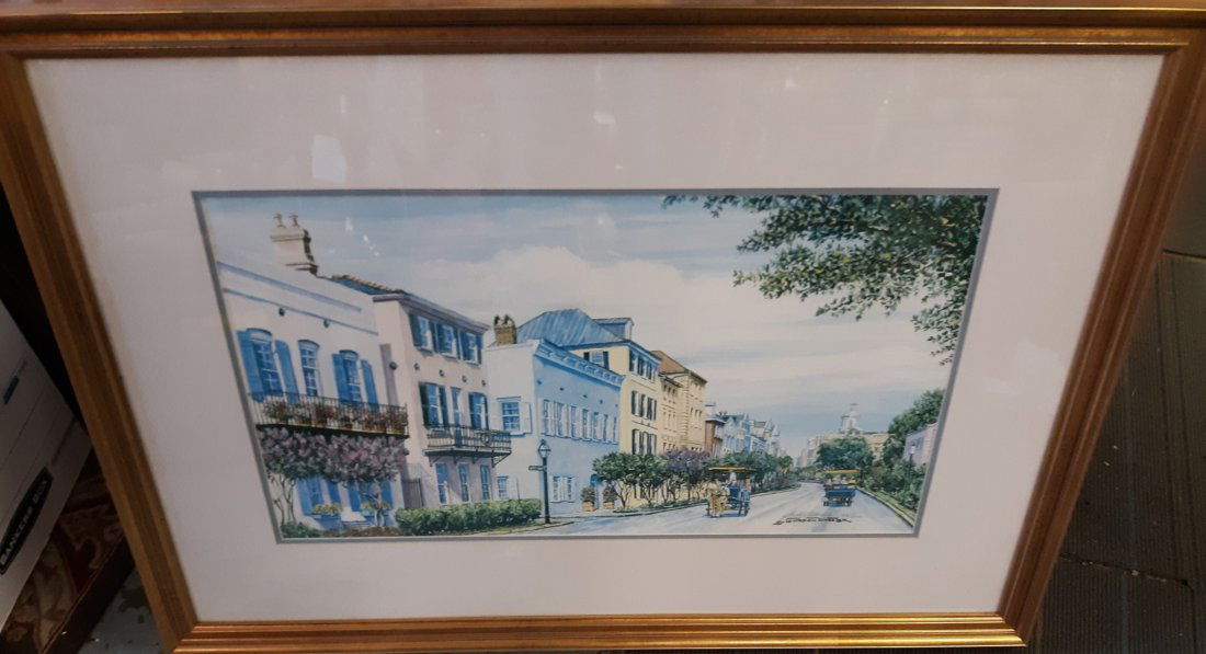 vtg Gordon Wheeler lithograph 416/1000 (1 of 3)