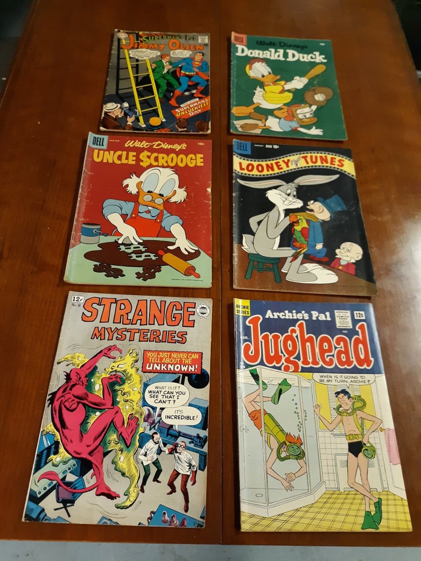 silver age comic books jimmy olsen, donald duck, (1 of 4)