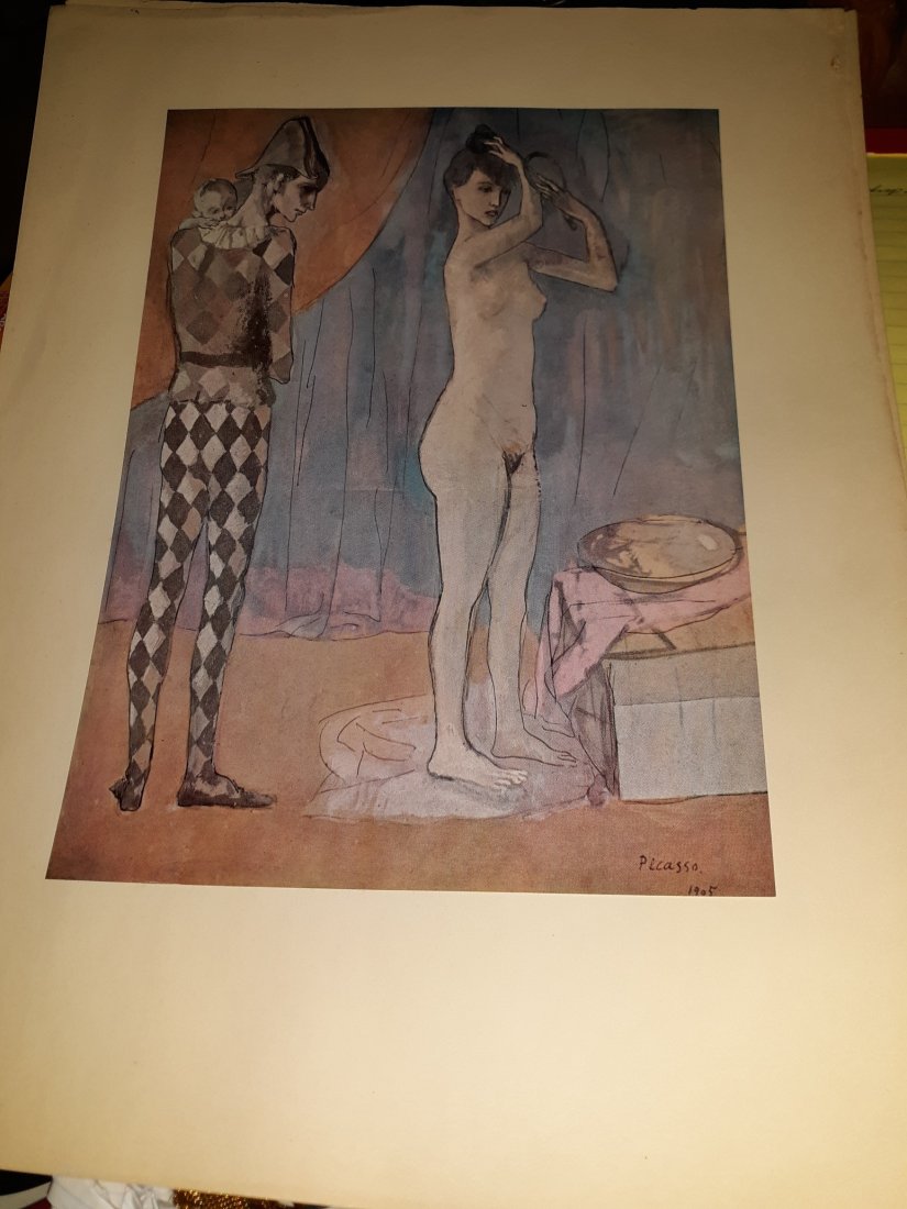 MCM Picasso lithograph The harlequins Family (1 of 4)
