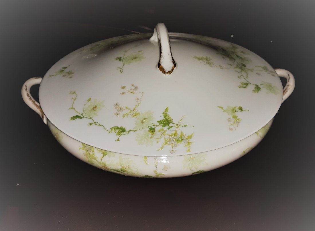 Limoges China Covered Vegetable Dish (1 of 4)