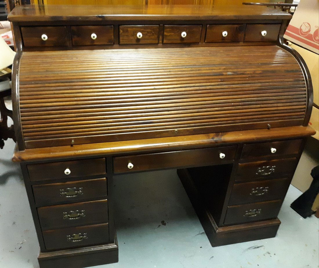 Ethan allen roll online top desk
