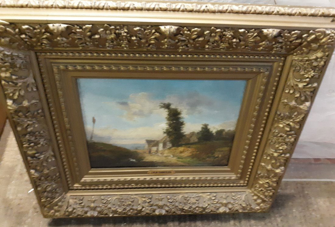 JMW  Turner RA 1775-1851 Oil on Board Seaside Town (1 of 11)