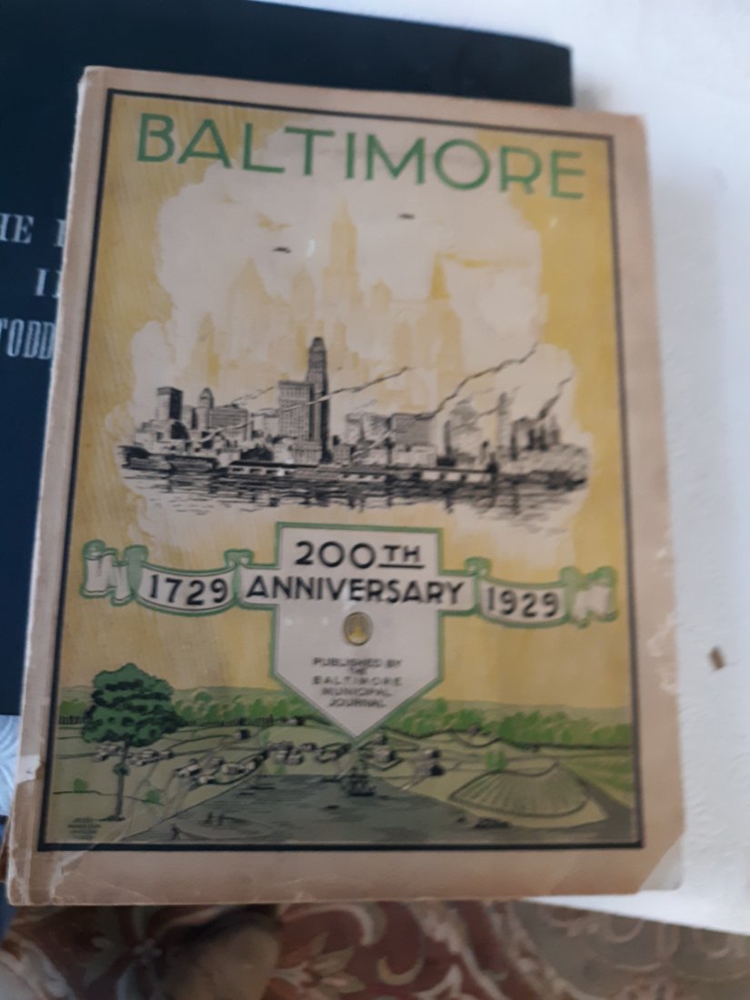 rare 1929 book Baltimore 200th anniversary (1 of 7)