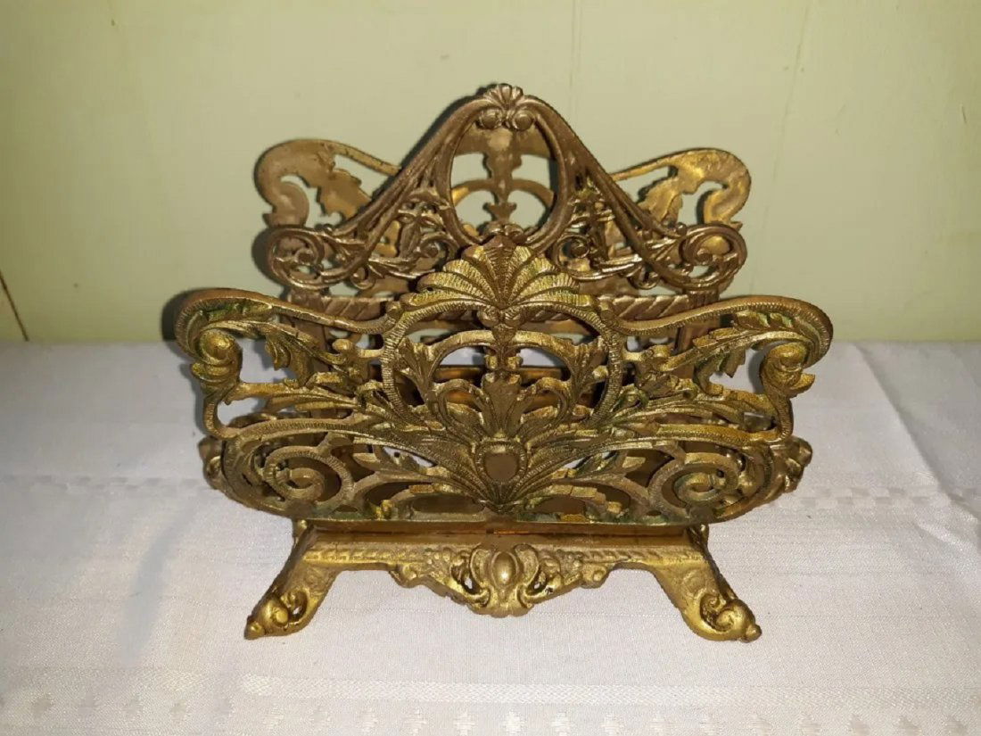 Bradley & Hubbard antique desk letter holder (1 of 3)