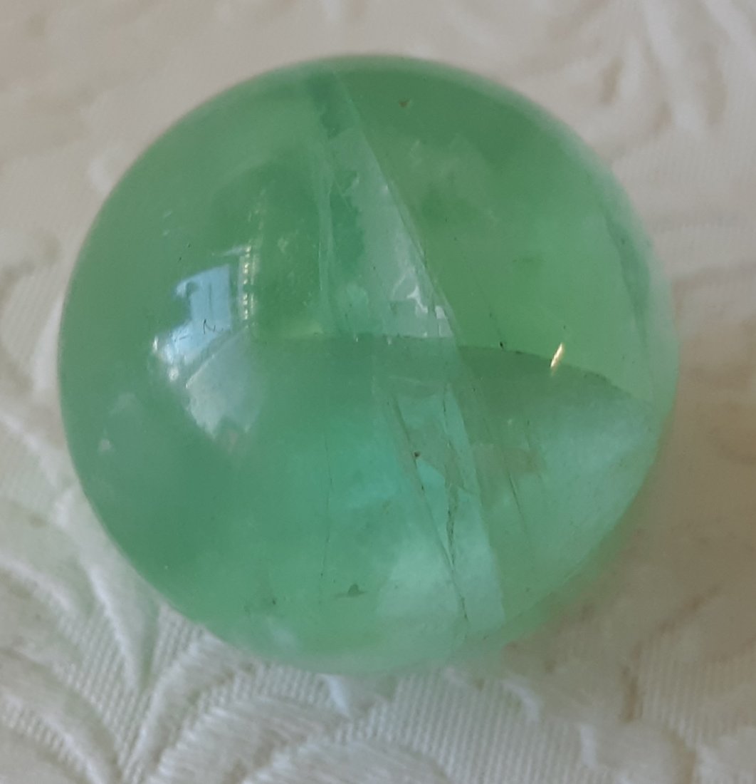 Marble huge 1 1/4" rare green (1 of 2)