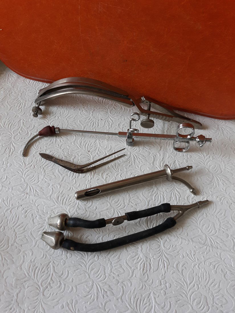 vtg lot of medical MD tool retractor, speculum++ (1 of 3)